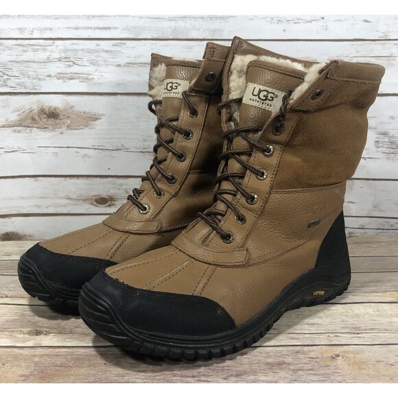 UGG Shoes - UGG Adirondack III Waterproof Insulated Womens Size 9-9.5 Tall Sheepskin Beige